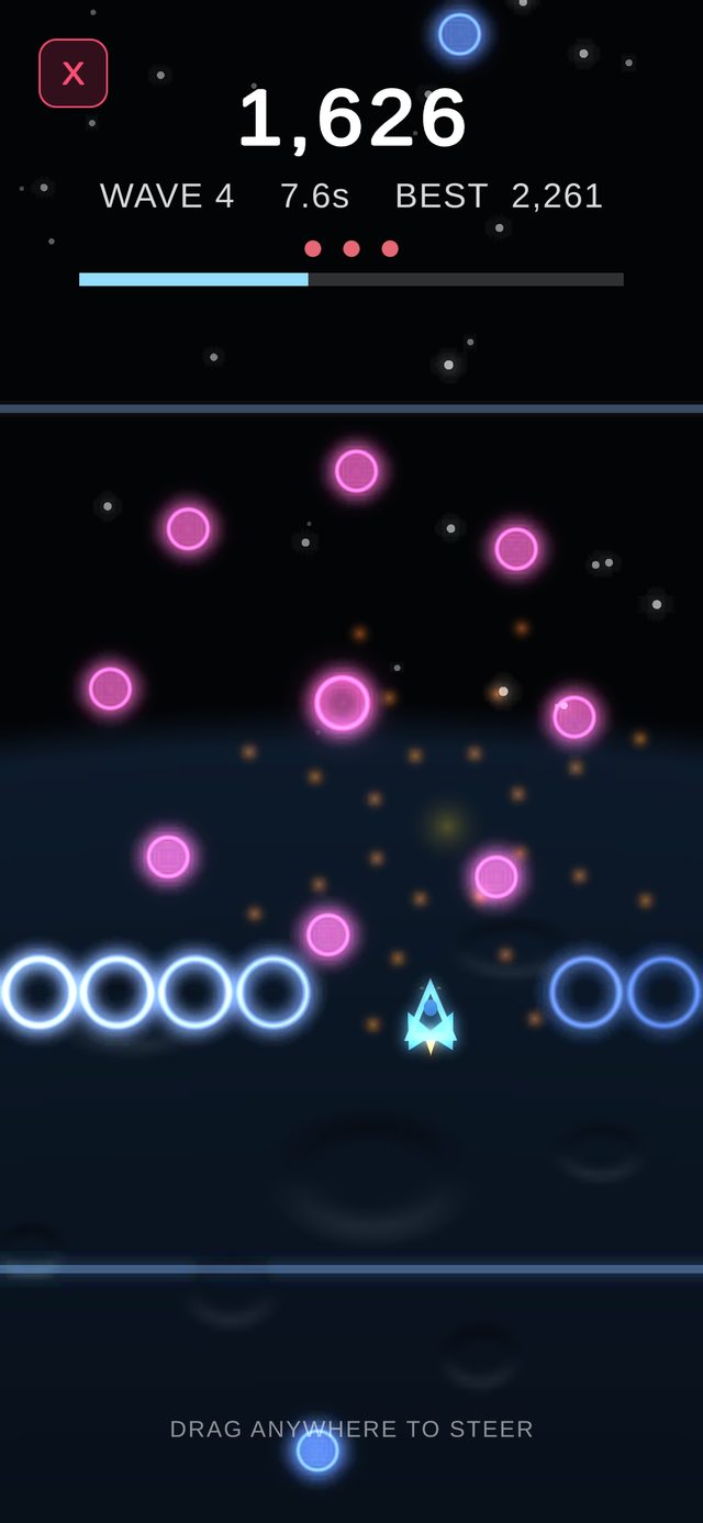 Astro-X neon gameplay