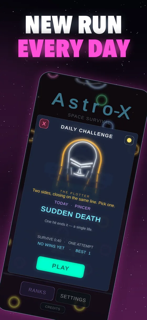 Astro-X Daily Challenge: a new run every day