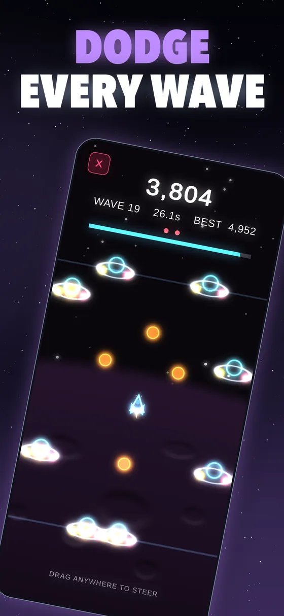 Dodging a swarm of UFOs in Astro-X